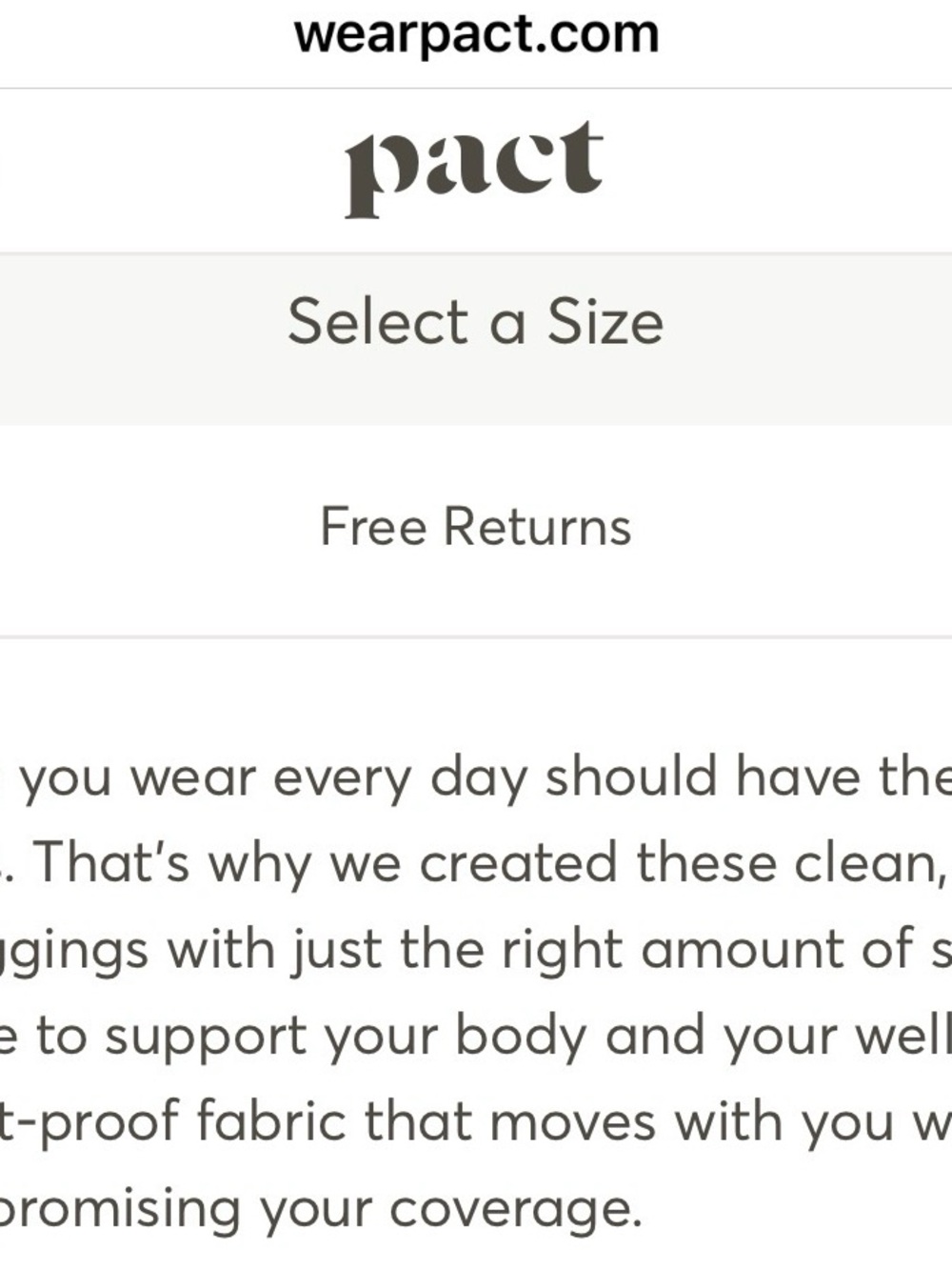 Pact 100% Organic Cotton Charcoal Cropped High-Waist Leggings - Picture 3 of 7